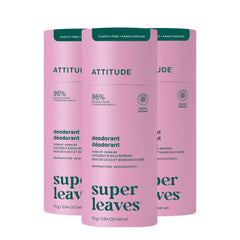 Deodorant - Plastic-free Stick Coconut & Wild Berries-3 units